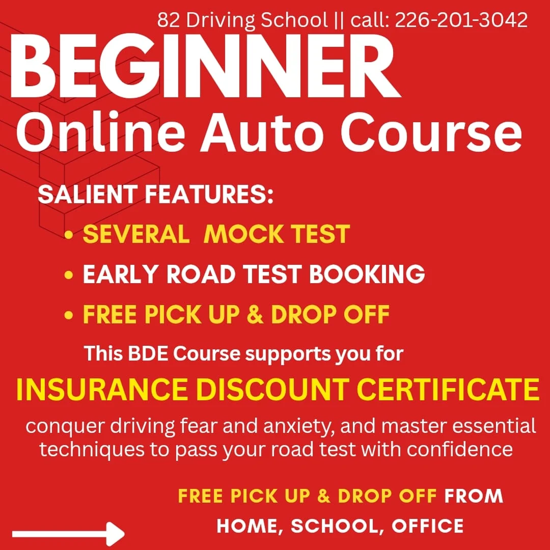 Beginner Online Auto Course package