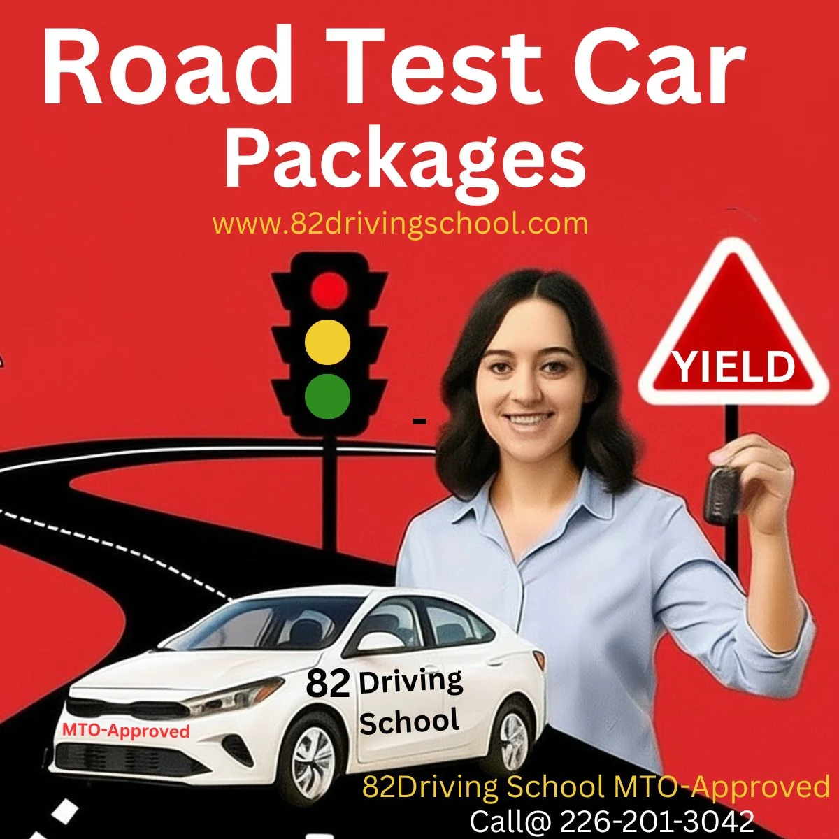 Road Test Car Package driving school